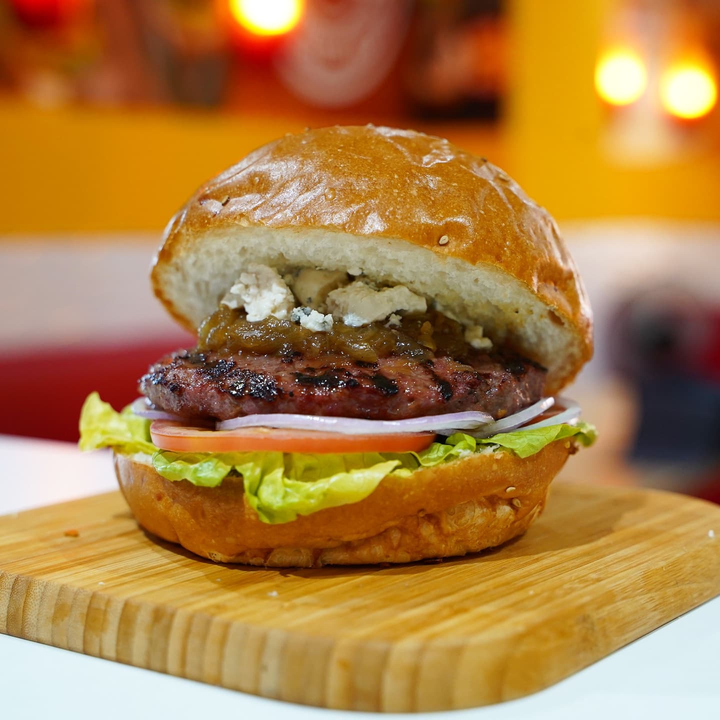 Burger World BCN - Blue cheese burger